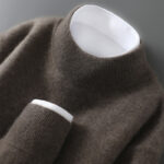 Men's Casual Loose-Fitting Cashmere Base-Layer Sweater
