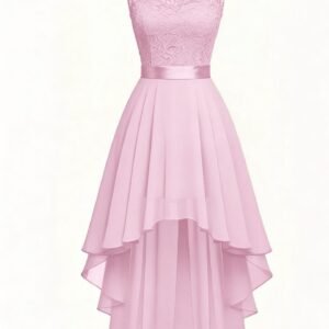 New Front-short Back-long Slim-fit Sleeveless Dress