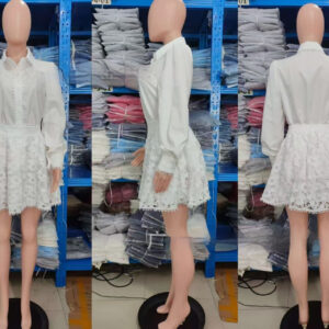 New Womens Fashion Top And Short Skirt Two-piece Set