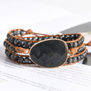 European And American-style Fashionable Beaded Braided Bracelet