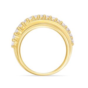 Engraved With Top-quality Moissanite, This Luxurious And Fashionable Minimalist Jewelry Set Features Silver Pieces Electroplated With Gold.