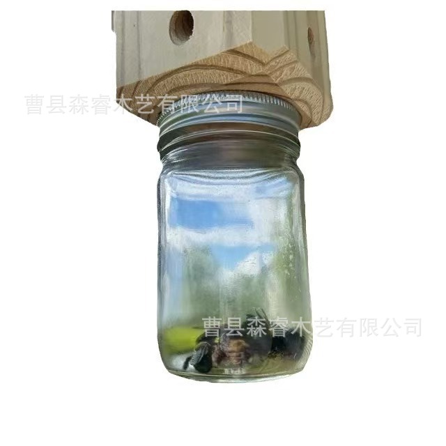 Wooden Insect Trap Plastic Fruit Fly Trap Wooden