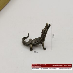 Qing Dynasty Solid Bronze Animal Figurine