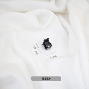 High-quality Basic Black Spray-painted Hair Clip