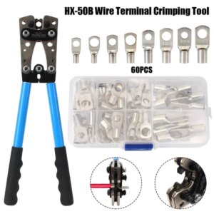Nose Peephle Copper Terminal SC60PCS+ Pliers Set