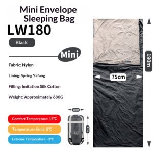 Mini Ultra-Light Summer Nylon Insulated Sleeping Bag