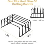 Home Kitchen Countertop Seated Cutting Board Drain Rack