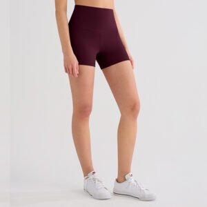 Outerwear-style High-waisted Butt-lifting Fitness Cycling Shorts