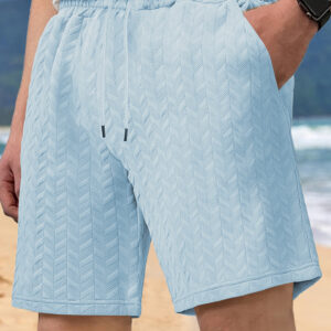 Tied-string Men’s Casual Shorts Beach Pants