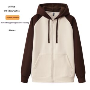 AutumnWinter Raglan Hoodie With Long Sleeves