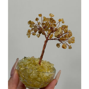 Crystal Money Tree Bonsai Gemstone Stone Feng Shui Wealth Figurine ,Traditional Showpiece,Figurine ,Modern Decorative