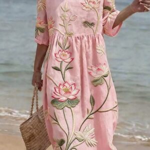 Colorful Abstract Variety Homemade Pattern Dress