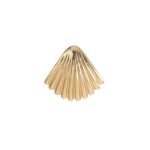 New Retro Niche Design Shell Earrings, Light Luxury Personality Simple Studs, All-Match Geometric Jewelry For Women