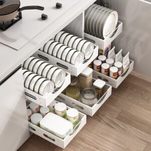 Kitchen Drawer Dividers For Bowls Plates And Cutlery Home Cabinet Organization And Storage