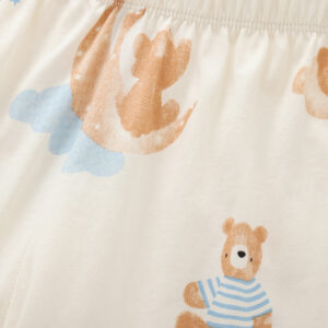 Boys Two-Piece Round-Neck T-Shirt Handsome Kids Set