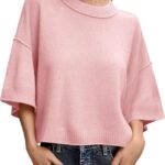 Women's Casual Crew-Neck Lightweight Top