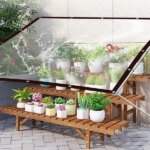 3M*4M Thick, Transparent Canopy Cloth, With A Sealing Ring, Heavy-Duty And Tear-Resistant Fabric, Suitable For Outdoor Use In Yards, Gardens, Pavilions, For Chickens, Porches, Plants, And Greenhouses