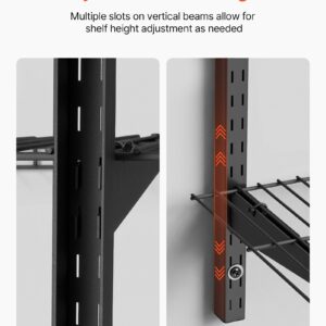 3-Tier Heavy Duty Wall Garage Shelving, 0.9 X 3 Ft Steel Wall Mounted Shelving Unit, 11 X 36 Inch Per Shelf Floating Storage Metal Rack For Garage With 450 Lbs Total Weight Capacity, Black