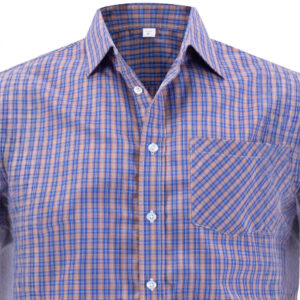Men’s Casual Multi-Color Plus-Size Plaid Lapel Shirt