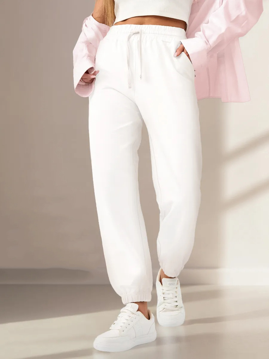 Women's Casual Harem Jogger Sweat Pants - Image 5