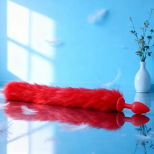 Toys Artificial Silicone Plug Small Size Back Court G-spot Butt Plug Fox Tail Training