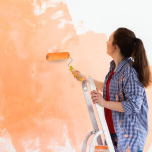 Paint Roller Set Paint Rollers With Extension Pole Tray Paint Brush Roller Sleeves For Painting Wall Ceiling