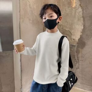 Children's Coral Fleece Base Layer Shirt New Autumnwinter Style