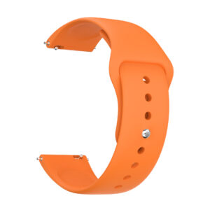 Silicone Monochrome Sports Watch Strap