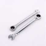 12pcs Fixed Spanners Ratchet Wrench Kit 8-19mm High-Torque Hand Tool Set For Garage, Workshop & Household Repairs