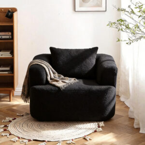 360 Swivel Round Upholstered Comfy Chair