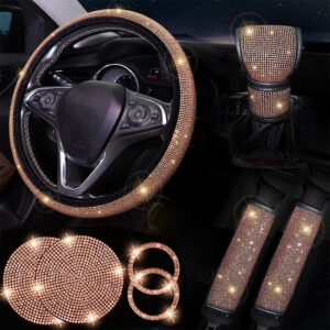 All-Season Rhinestone Car Steering Wheel Cover