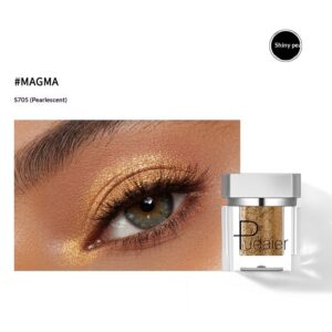 Smudge-proof, Easy To Apply, Pearl-illuminated Single-color Eyeshadow