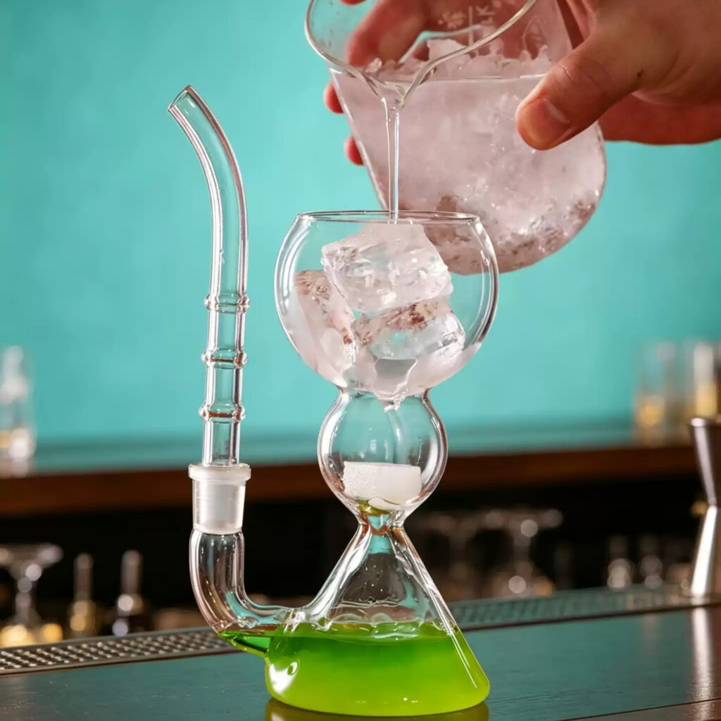 Bar Hookah Uniquely Shaped Cocktail Absinthe Straw Cup