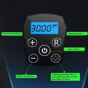 Support Pan European：For Makita Battery 25-Cylinder Cordless Air Compressor Electric Tire Inflator