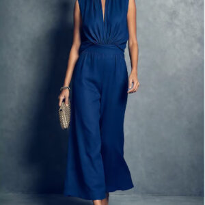 New Womens Elegant Sleeveless Two-piece Set