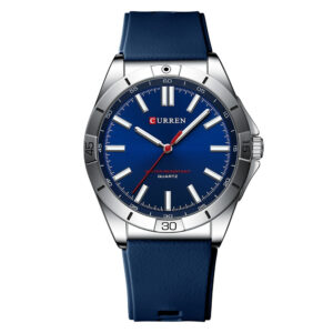 Simple Unisex Round Silicone-band Couples Watch Waterproof