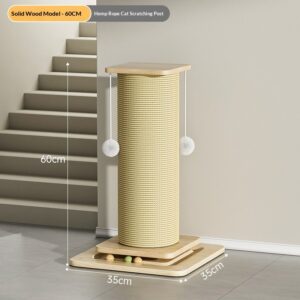 Cat Scratch Post And Cat Tree Combo, Lint-free Cat Toy