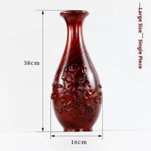 Rosewood Carved Decorative Vase Ornaments Carved Mahogany Crafts