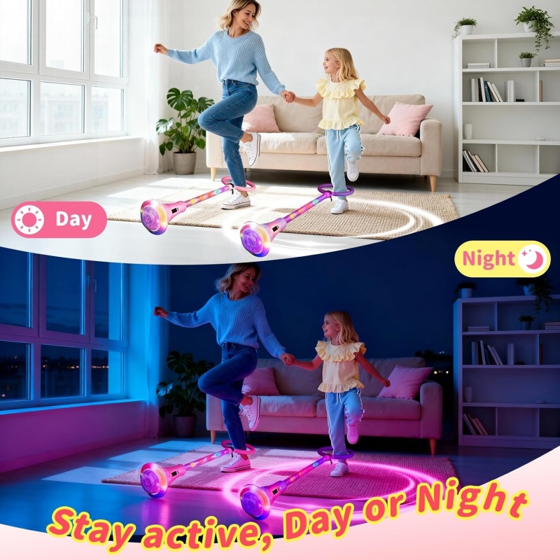 Ankle Skip Ball For Kids With Counter Timer Cal Calculator Girl Birthday Gifts-Purple - Image 5