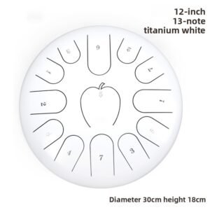 Steel Tongue Drum12 Inch13 Note A Pple Style