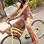 Patchwork Retro Suspender Wide-Leg Stretch Casual Jumpsuit