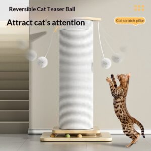Cat Scratch Post And Cat Tree Combo, Lint-free Cat Toy
