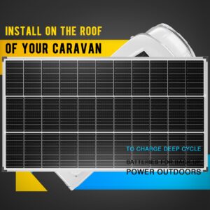 350W Solar Panels Kit Mono Portable 350 Watt 12V Home Caravan Camping Charging