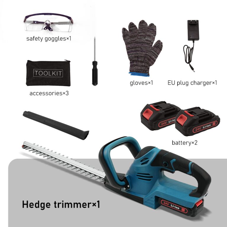 Support Pan European：Hedge Trimmer Hedge Cutter 51 Cm With 2 Batteries & Charger For Makita 24V Battery