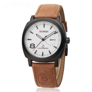 Neutral Small-dial Matte Leather Watch
