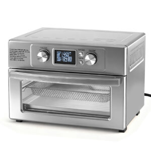 22-liter 1800-watt Electric Air Fryer Oven, Equipped With 6 Stainless Steel Heating Elements, And Capable Of Setting A Temperature Of 450degree -F.