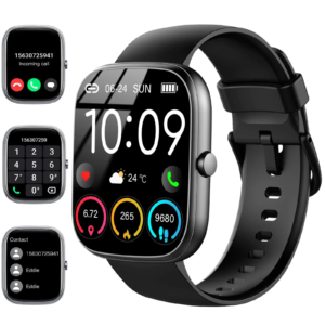 Smart Watch, 1.91 Smartwatch AnswerMake Call, IP68 Waterproof Fitness Tracker, 110 Sport Modes, Heart Rate And Sleep Monit