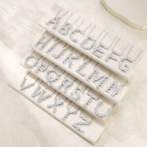 26 Letter -R Set With Top Moissanite Luxury Fashion Light Luxury Trend Jewelry Silver Necklace Pendant, S925 Silver Plated Platinum Material.