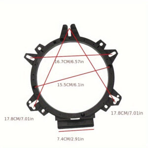 6.5 Universal OEM Speaker Adapter For 6.5 Speakers - Adapter Mount Plates For Car Speakers 6.5 Inches