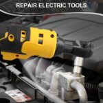220N.M Electric Ratchet Wrench Cordless Driver 3 8Inch Removal Screw